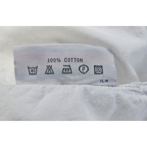 PAST TIMES Vtg Nightgown Dress O/S Empire Waist Embroidered Heart Puff Sleeves - Picture 9 of 9